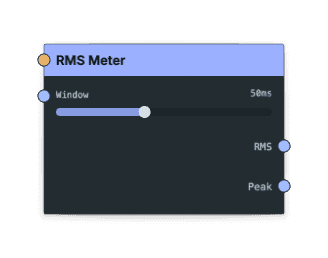 RMS Meter node screenshot