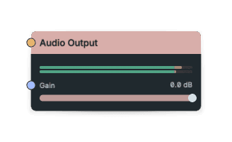 Audio Output node screenshot