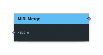 MIDI Merge node screenshot