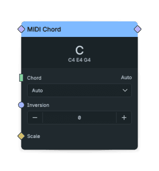 MIDI Chord node screenshot