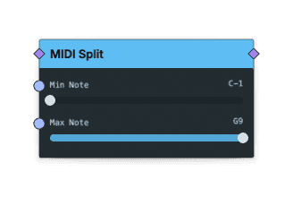 MIDI Split node screenshot