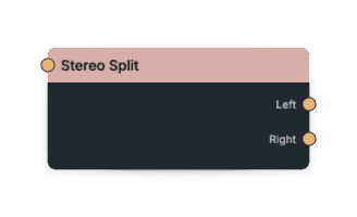 Stereo Split node screenshot
