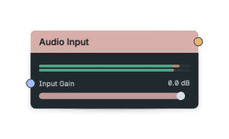 Audio Input node screenshot