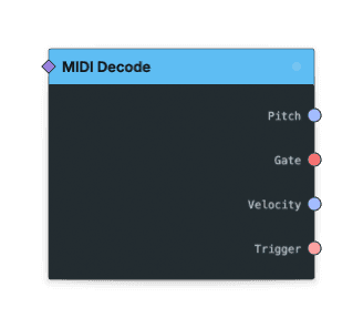 MIDI Decode node screenshot
