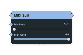 MIDI Split node screenshot