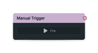 Manual Trigger node screenshot