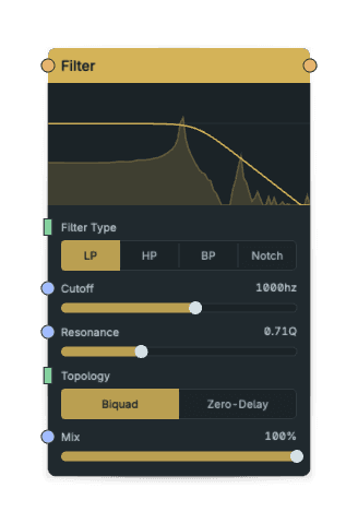 Filter node screenshot