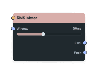 RMS Meter node screenshot