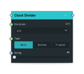 Clock Divider node screenshot