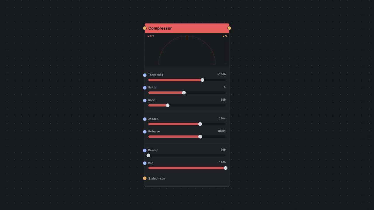 Compressor node screenshot