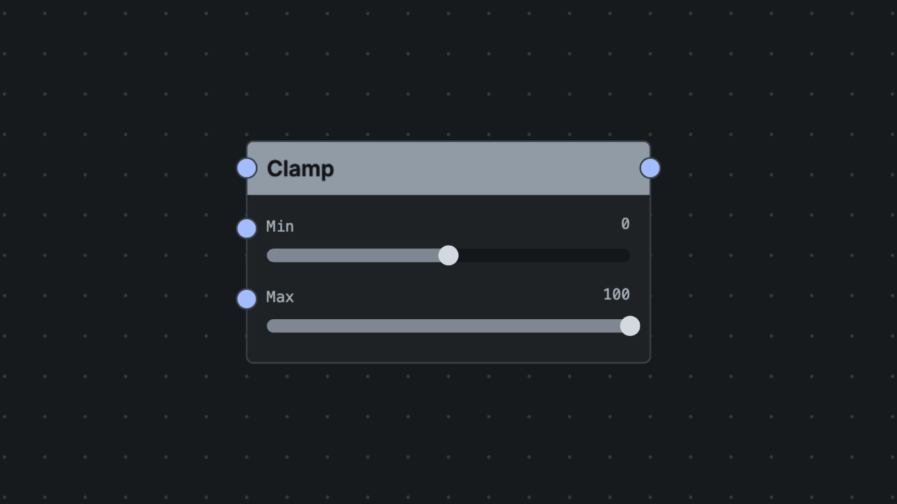 Clamp node screenshot