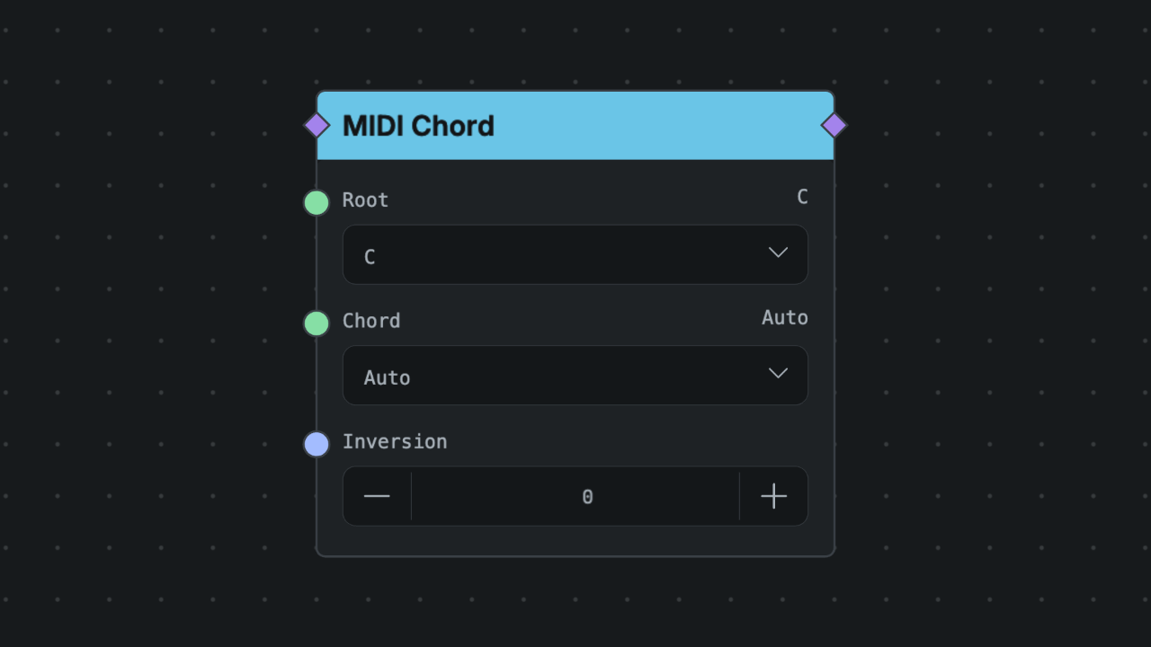 MIDI Chord node screenshot