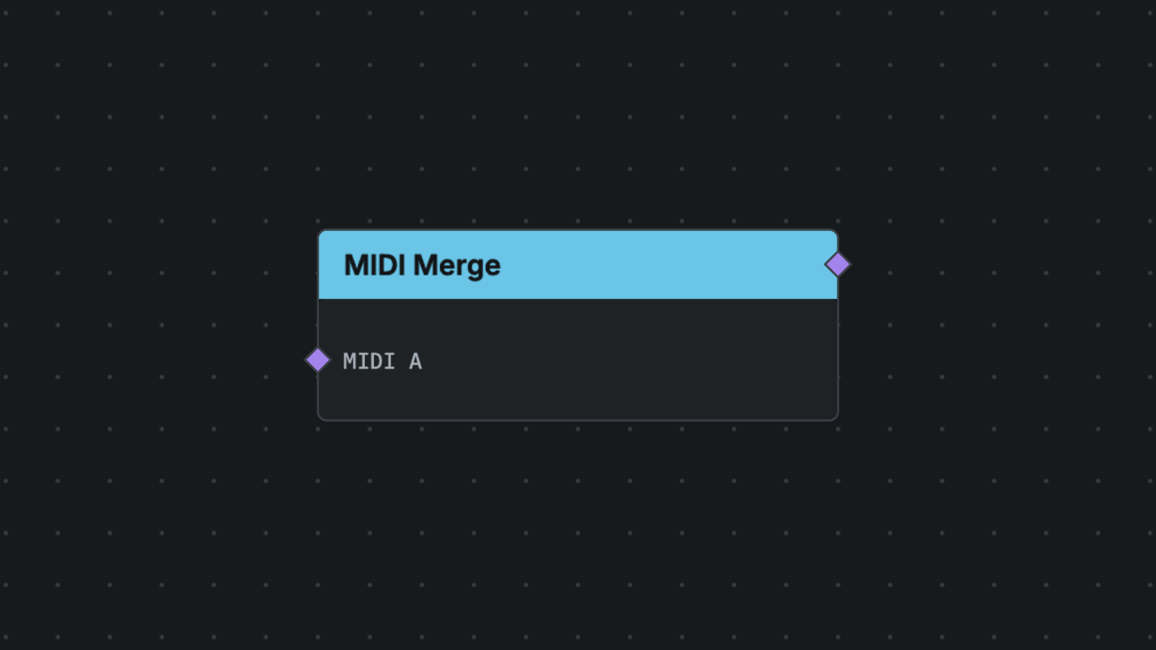 MIDI Merge node screenshot