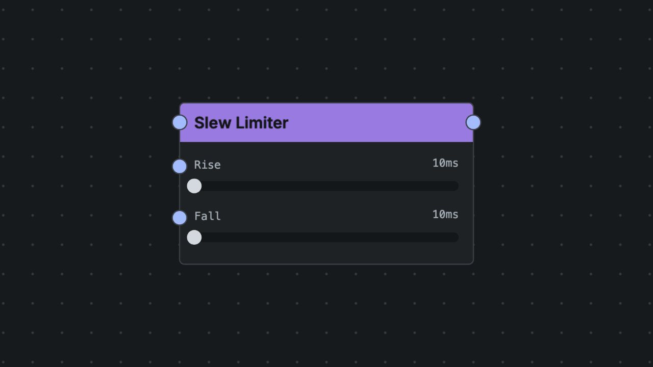 Slew Limiter node screenshot