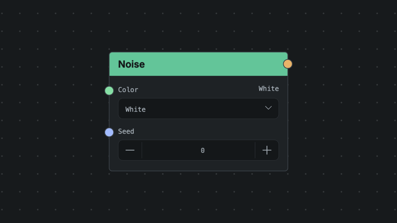 Noise node screenshot
