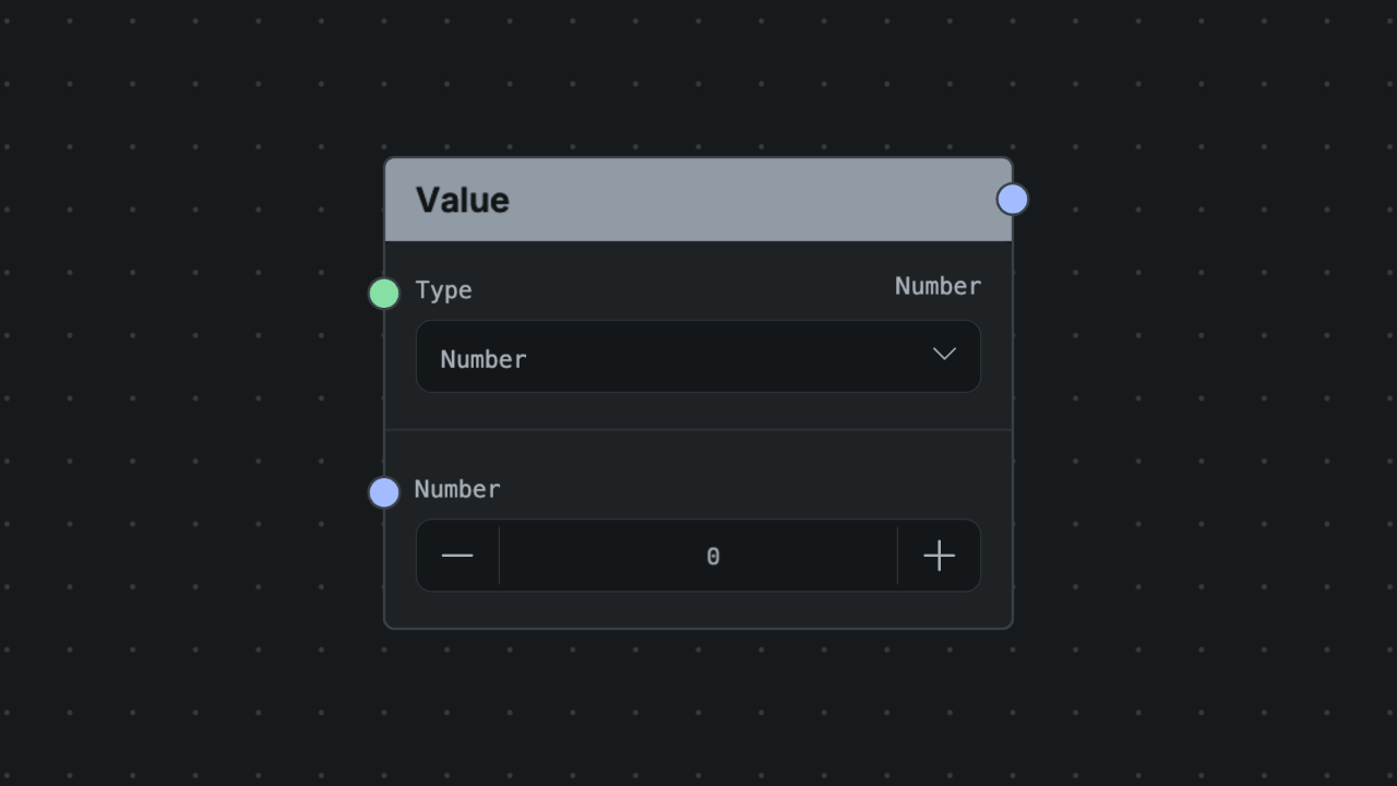 Value node screenshot